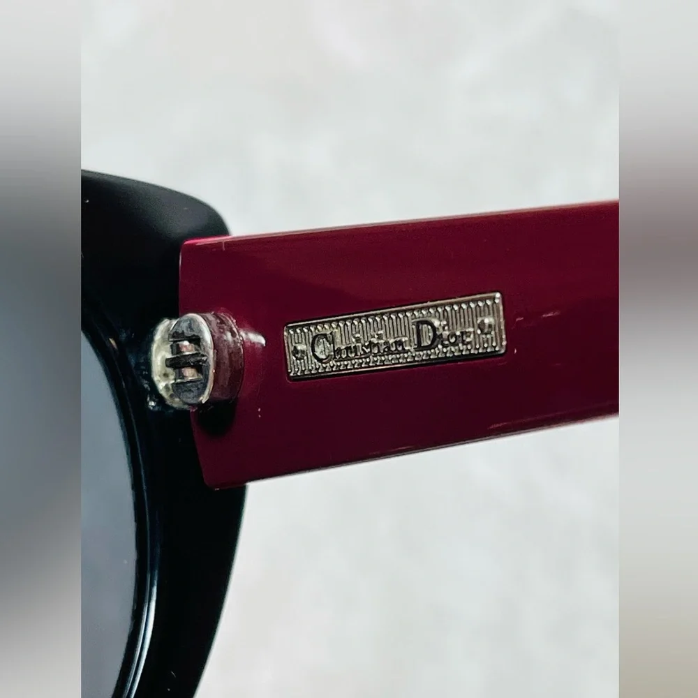 Dior Lady Authentic Hot Pink and Black Women’s Sunglasses - Picture 3 of 9